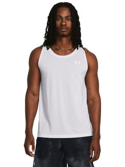 Under Armour - UA Launch SingletWhite Sleeveless Tank Top