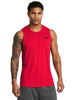 Under Armour - UA Tech Red Sleeveless Tank Top