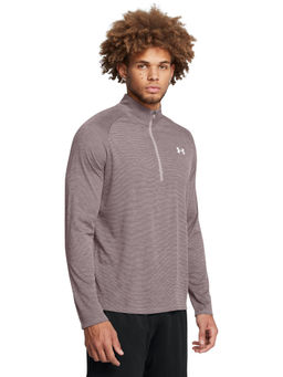 Under Armour - UA Tech Mauve Full Sleeves T-Shirt