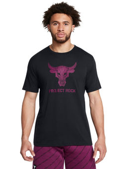 Under Armour - UA Project Rock Brahma Bull Black Half Sleeves T-Shirt