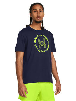 Under Armour - UA Launch Blue Half Sleeves T-Shirt