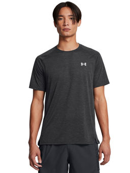 Under Armour - UA TRAIL RUN Black Half Sleeves T-Shirt