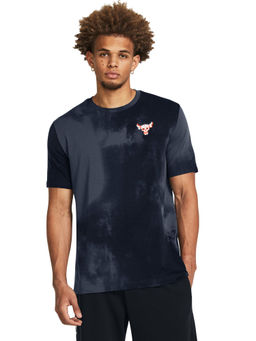 Under Armour - Project Rock Sun WashGrey Half Sleeves T-Shirt