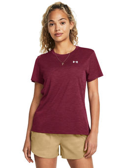 Under Armour - UA Tech Textured SSCWine Half Sleeves T-Shirt