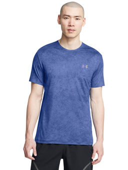 Under Armour - UA Vanish Elite Vent Printed Blue Half Sleeves T-Shirt