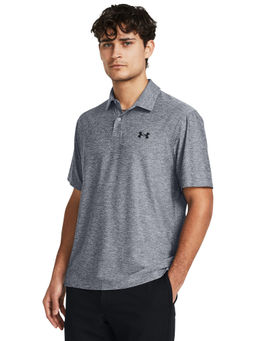 Under Armour - UA T2G Grey Half Sleeves Polo T-Shirt