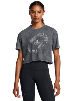 Under Armour - UA Run Anywhere Grey Half Sleeves T-Shirt