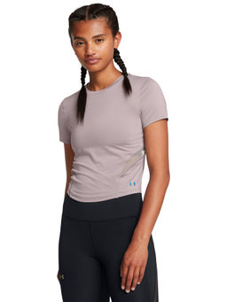 Under Armour - UA Vanish Elite Vent SlimMauve Half Sleeves T-Shirt