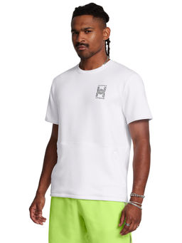Under Armour - UA RUN ANYWHERE White Half Sleeves T-Shirt