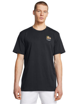 Under Armour - UA M GOLF GOIN'UNDER Black Half Sleeves T-Shirt