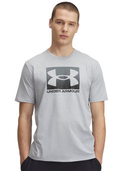 Under Armour - UA Boxed Sports Grey Half Sleeves T-Shirt
