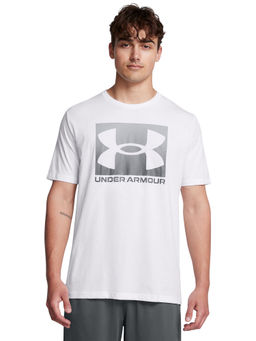 Under Armour - UA Boxed Sports White Half Sleeves T-Shirt