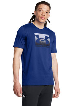 Under Armour - UA Boxed Sports Blue Half Sleeves T-Shirt