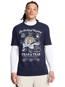 Under Armour - UA M LOVE OF THE GAME Blue Half Sleeves T-Shirt