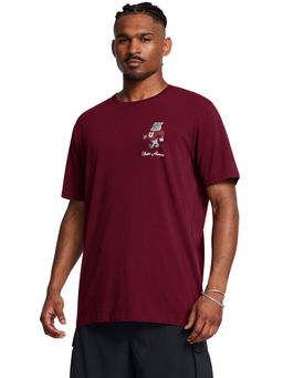 Under Armour - UA State Champs Red Half Sleeves T-Shirt