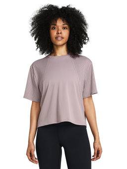 Under Armour - UA Vanish Engineered Mauve Half Sleeves T-Shirt