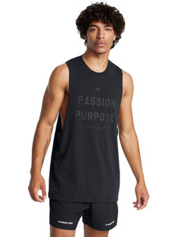 Under Armour - UA Project Rock Passion Black Sleeveless Tank Top