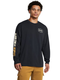 Under Armour - UA Project Rock BSR Black Full Sleeves T-Shirt