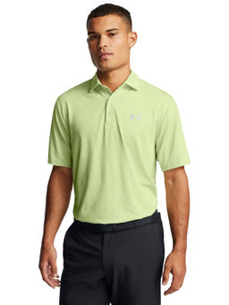 Under Armour - UA Playoff 3.0 Green Half Sleeves Polo T-Shirt