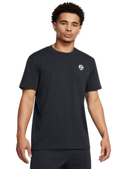 Under Armour - UA Curry Heavyweight Alien Black Half Sleeves T-Shirt