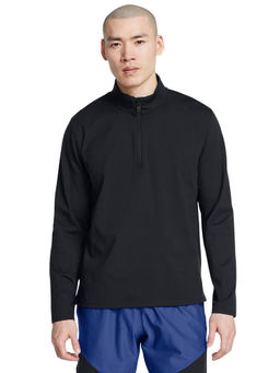 Under Armour - UA Meridian 1/4 Black Full Sleeves T-Shirt