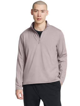 Under Armour - UA Meridian 1/4 Mauve Full Sleeves T-Shirt