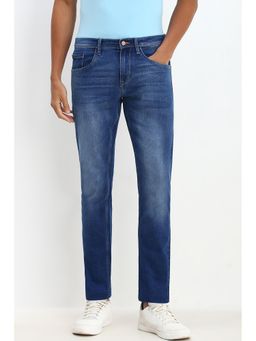 Allen Solly - Men Blue Slim Fit Mid Waist Jeans