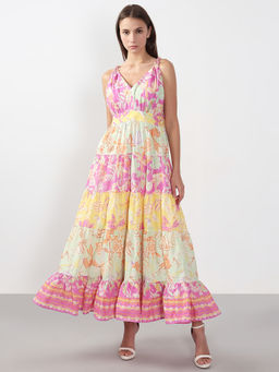 VERO MODA - Multicolour Floral Print Dress