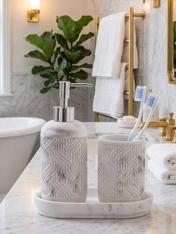 PANO - Snow Velora Bathroom Accessories (Set of 3)