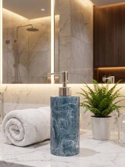 PANO - Ocean Marble Reserve Collection Liquid Soap Dispenser - 420ml