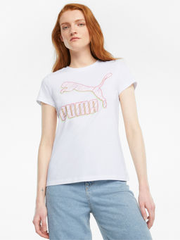Puma - White Classics Logo T-Shirt