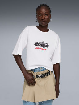 Puma - White Scuderia Ferrari Car Graphic T-Shirt