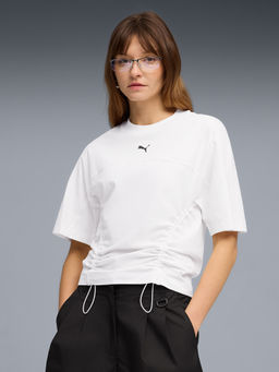 Puma - White Dare To Fitted Waist T-Shirt