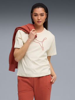Puma - White HER Relaxed Graphic T-shirt