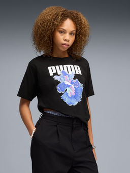 Puma - Black House of Graphics Relaxed Flower T-shirt