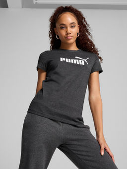 Puma - Grey Essentials No1 Logo Crew Neck T-shirt