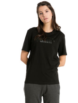 Puma - Black Style No1 Logo Boyfriend T-Shirt