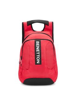 United Colors of Benetton - Balsam Unisex Polyester Backpack - Red