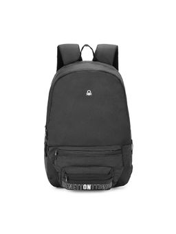 United Colors of Benetton - Olivine Unisex Polyester Backpack - Black
