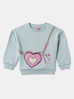 R&B - Cotton Woven Regular Fit Full Sleeve Crew Neck Sweatshirt