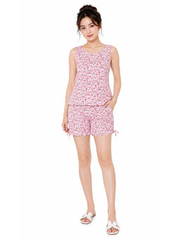 Tripursundari Fashion - Women's Soft Cotton Sleeveless Nightsuit