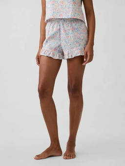 GAP - Women's Floral Printed Mid Rise Stylised Shorts