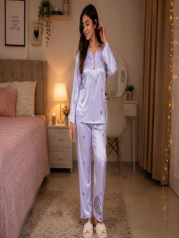 KOI SLEEPWEAR - Soft Shine Satin Nightsuit