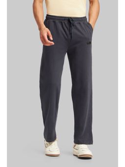 UNDERRATED CLUB - Men Ash Grey Cotton Trackpant