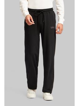 UNDERRATED CLUB - Men Black Cotton Trackpant