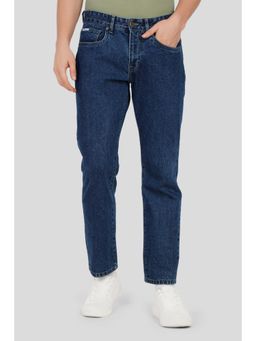 UNDERRATED CLUB - Indigo Blue Mid Rise Men Straight Jeans