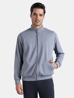 Jockey - AM83 Men Microfiber Fabric Jacket with Stay Fresh Treatment - Grey