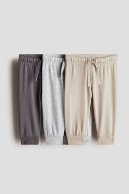 H&M - Boys 3-Pack Cotton Jersey Joggers