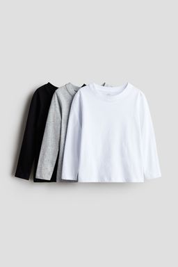 H&M - Boys 3-Pack Long-Sleeved T-Shirts
