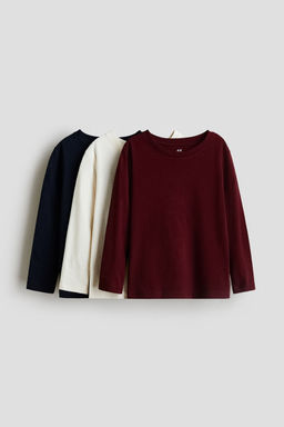 H&M - Boys 3-Pack Long-Sleeved T-Shirts